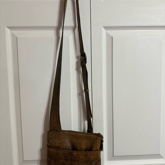 Patricia Nash Brown Leather Crossbody Bag - Picture 4 of 10